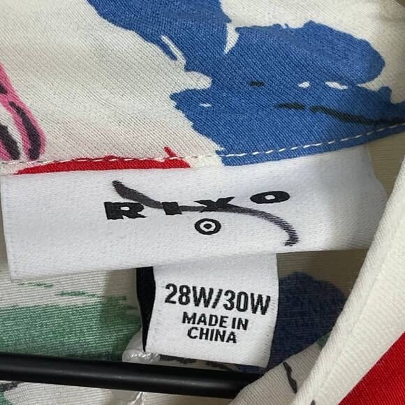 NEW RIXO X Target Floral Mock Neck Cascade Ruffle Dress Plus Size 28W/30W Spring - Picture 11 of 12